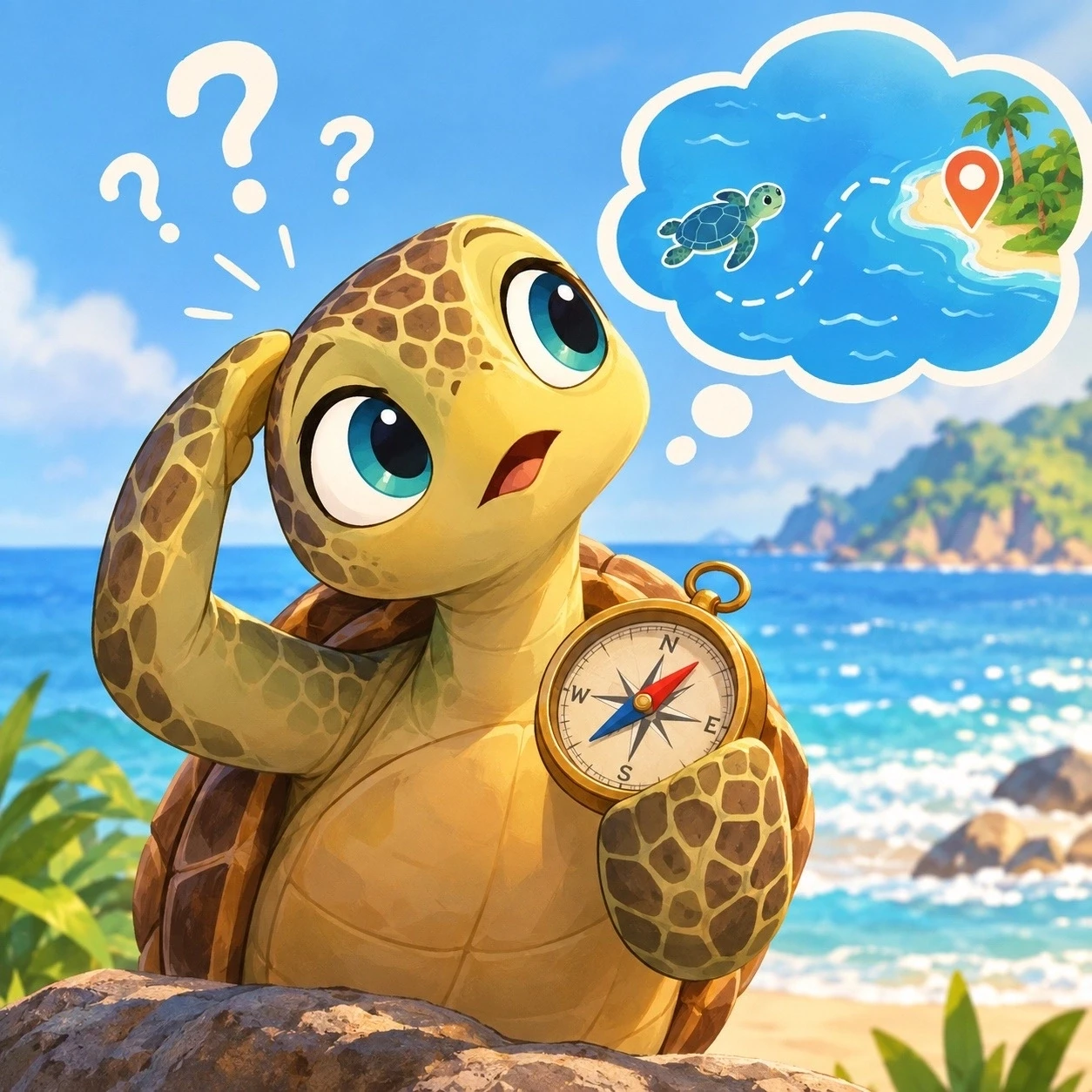 🐢 Как черепахи находят дорогу домой?