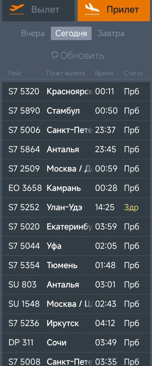 Более 10 рейсов задерживаются на прилет и вылет в новосибирском аэропорту Толмачево, сл...