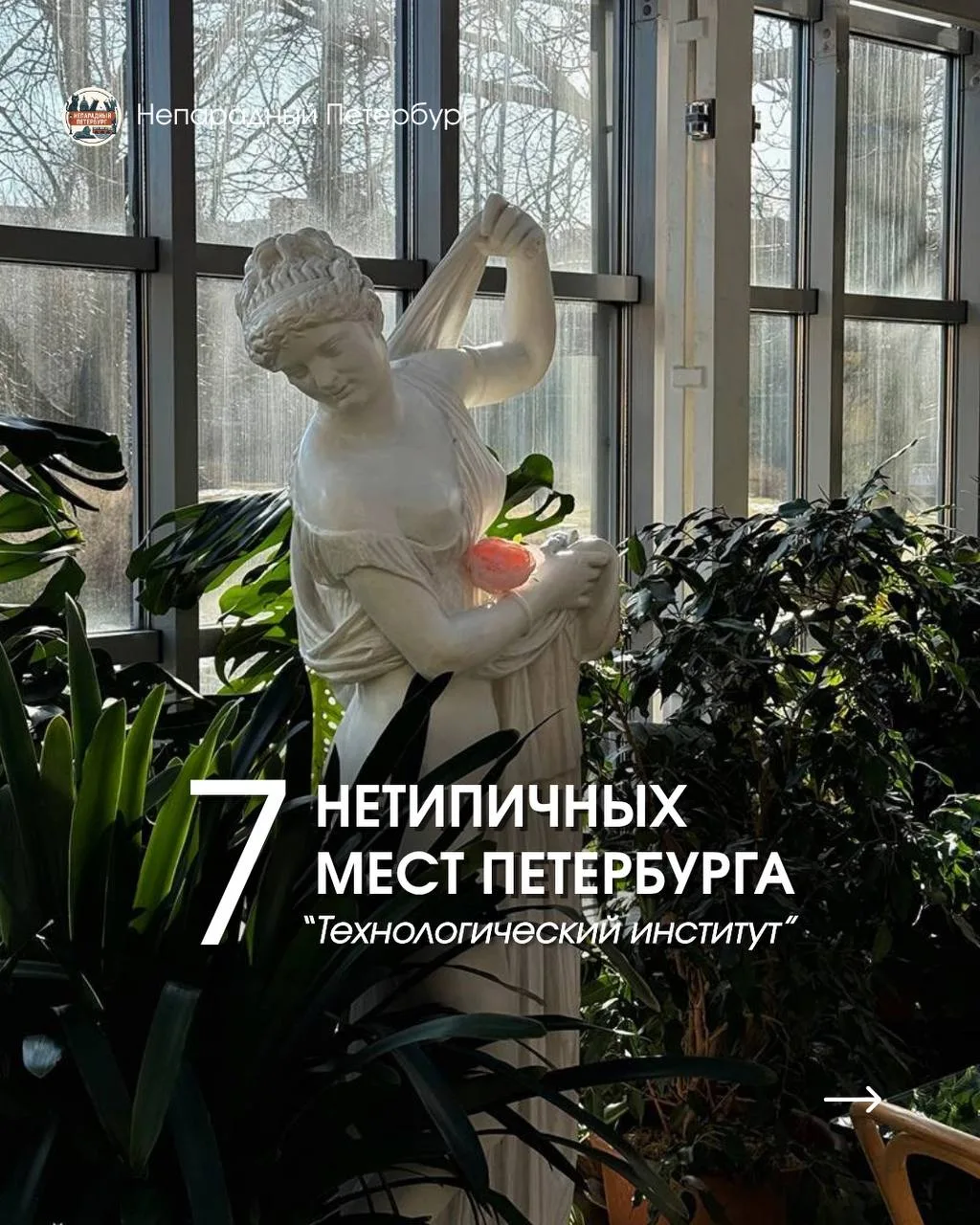 7 нетипичных мест Петербурга: «Технологический институт» 🙌🏻