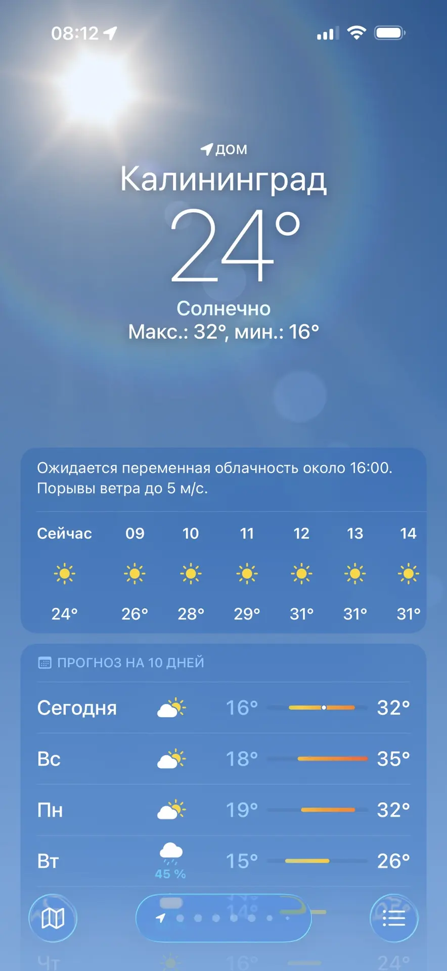 У нас наступила жаришка)