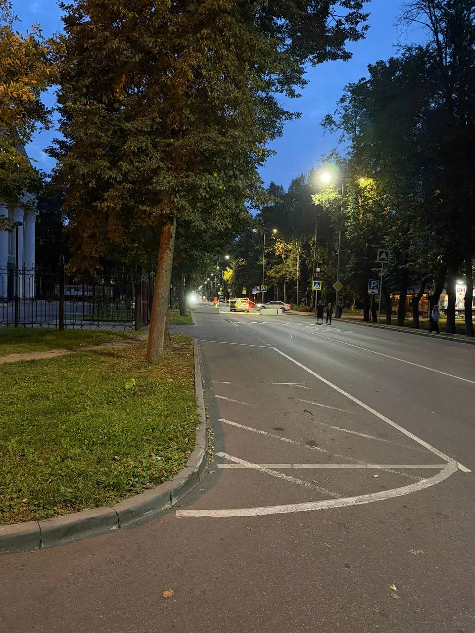 🚧 В центре Пушкино перекрыли дорогу на улице Некрасова.