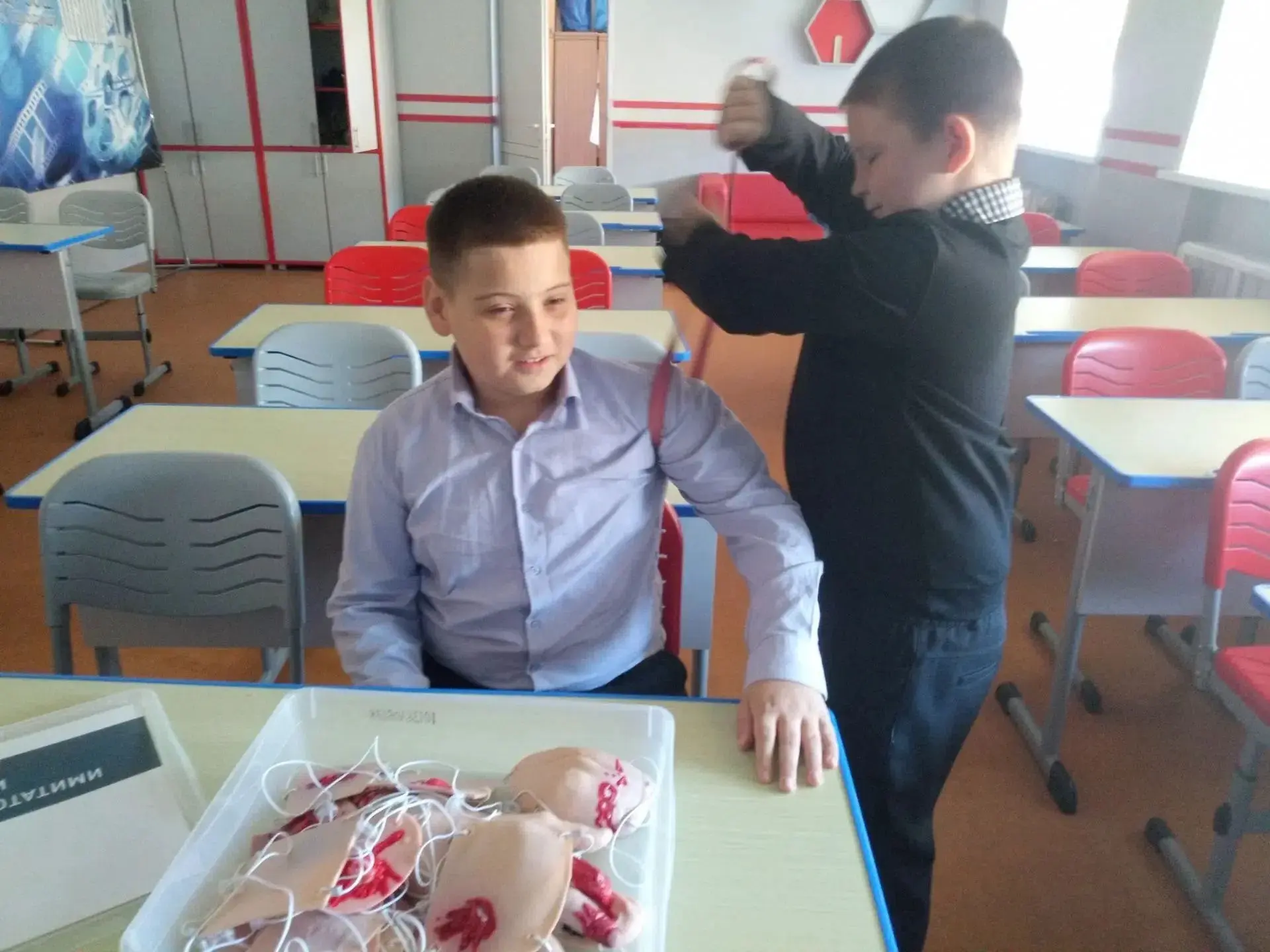 #ТочкаРоста 📌На этой неделе младший состав кружка "Юный медик" (рук.С.Г.Самченко) прис...