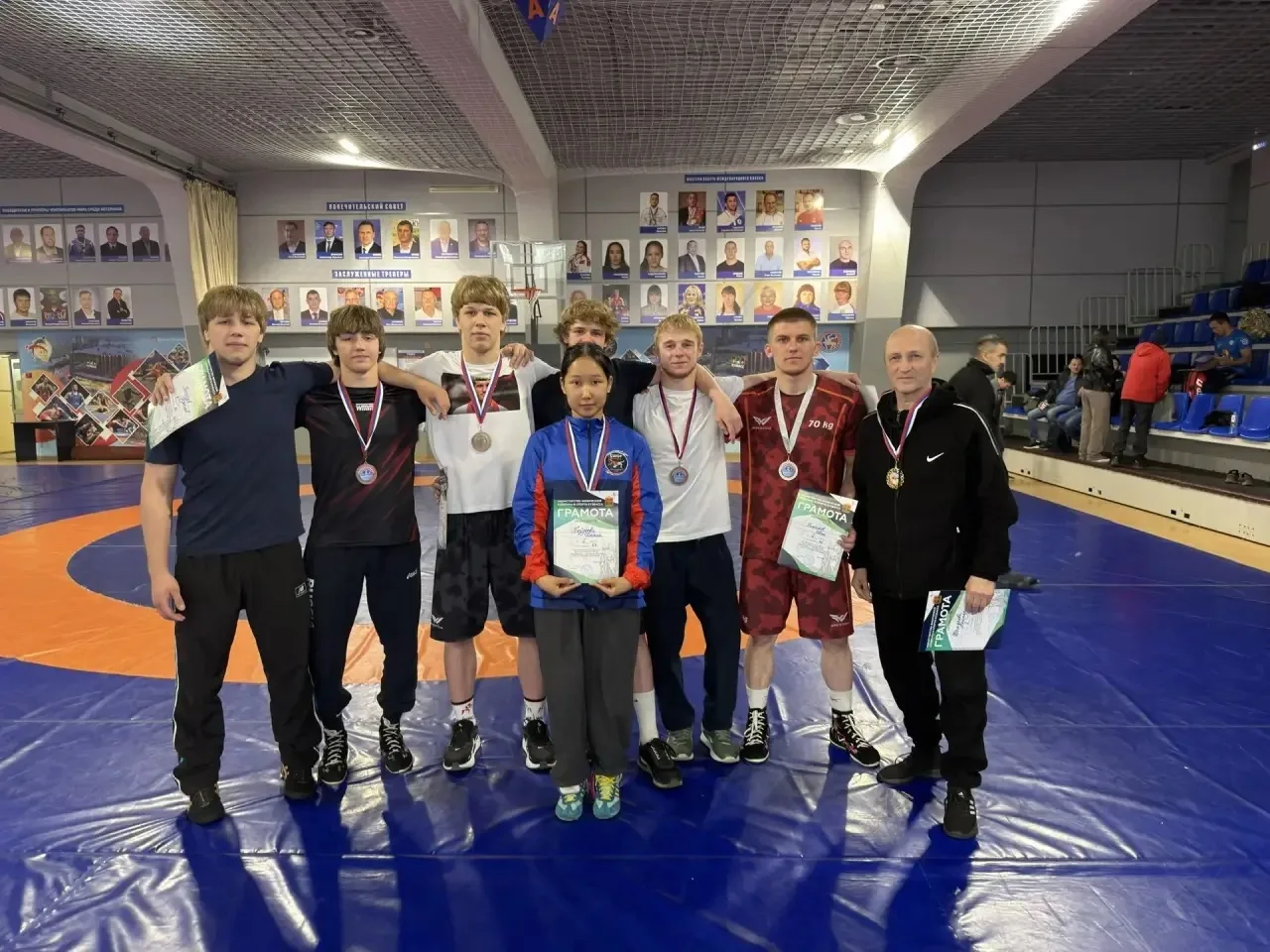 💪🤼‍♂🤼‍♀ Команда наших борцов показала отличные результаты на Чемпионате Кузбасса сре...