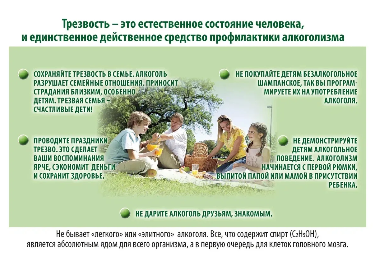 С 17 по 23 августа в России проходит Неделя отказа от алкоголя ❌🍷