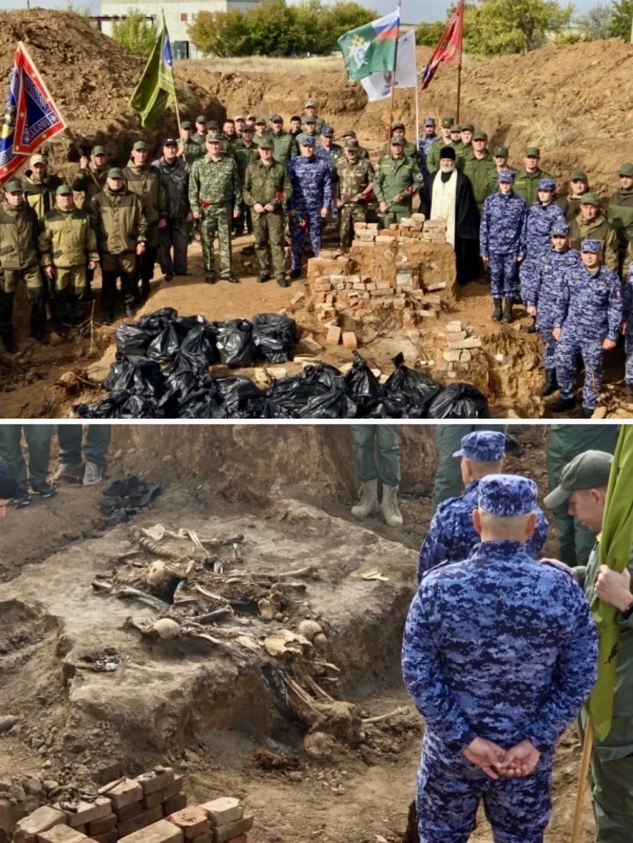 ⭐️ Под Волгоградом на месте бывшего концлагеря «ДУЛАГ 205» нашли останки 204 защитников...