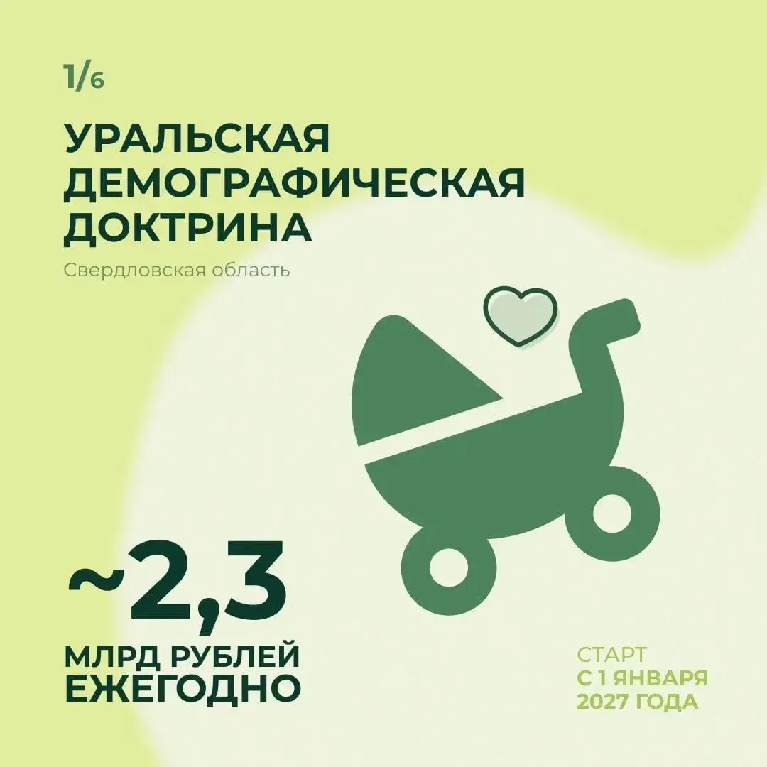 🔹 В Свердловской области появится новая система поддержки семей с детьми