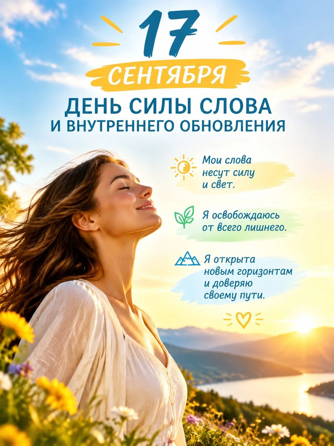 🌙 17 СЕНТЯБРЯ — ДЕНЬ СИЛЫ СЛОВА И ВНУТРЕННЕГО ОБНОВЛЕНИЯ 🌙