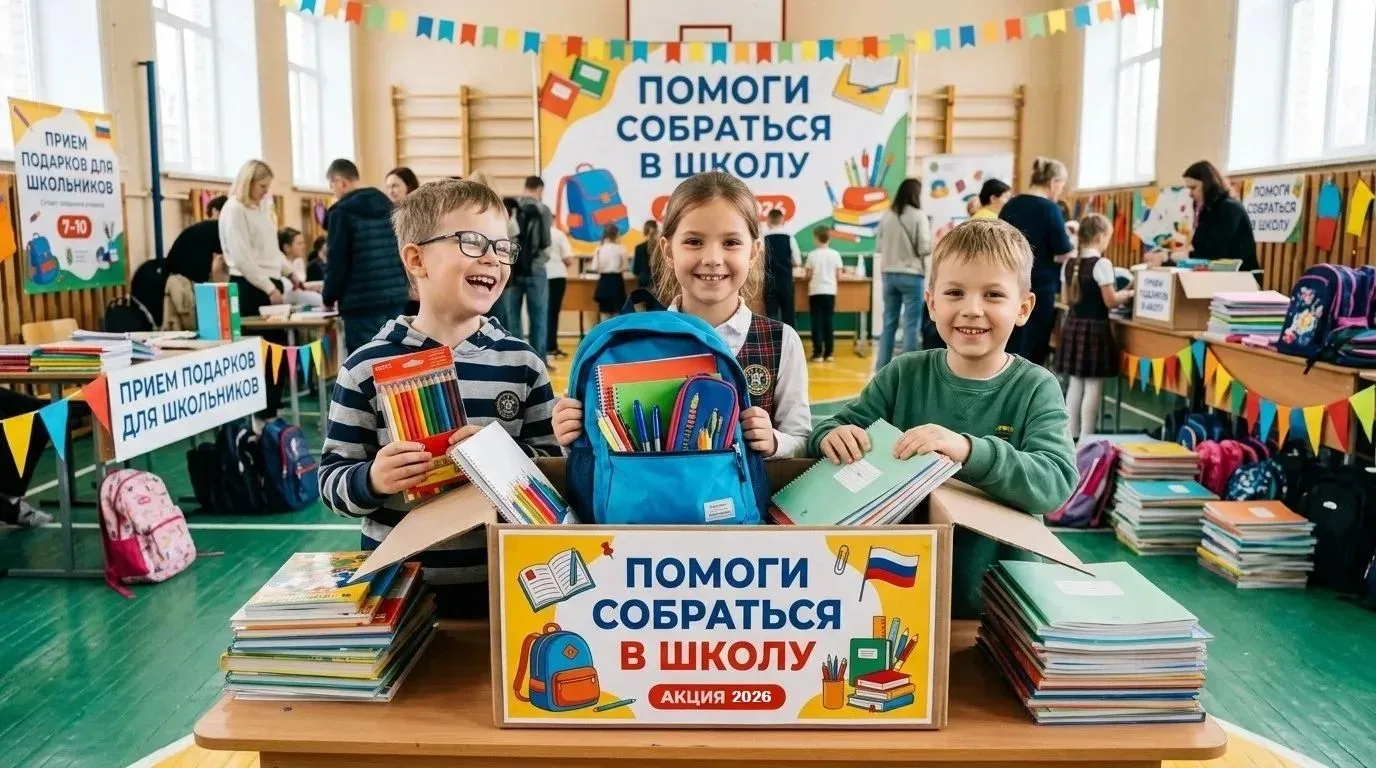 🎒 «Помоги собраться в школу»: более 20 лет доброй традиции!