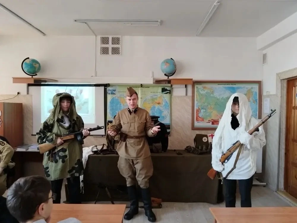 ❗️Сегодня в #МОУгимназии9 состоялось замечательное событие – к нам в гости приехал музей "Старая Сар