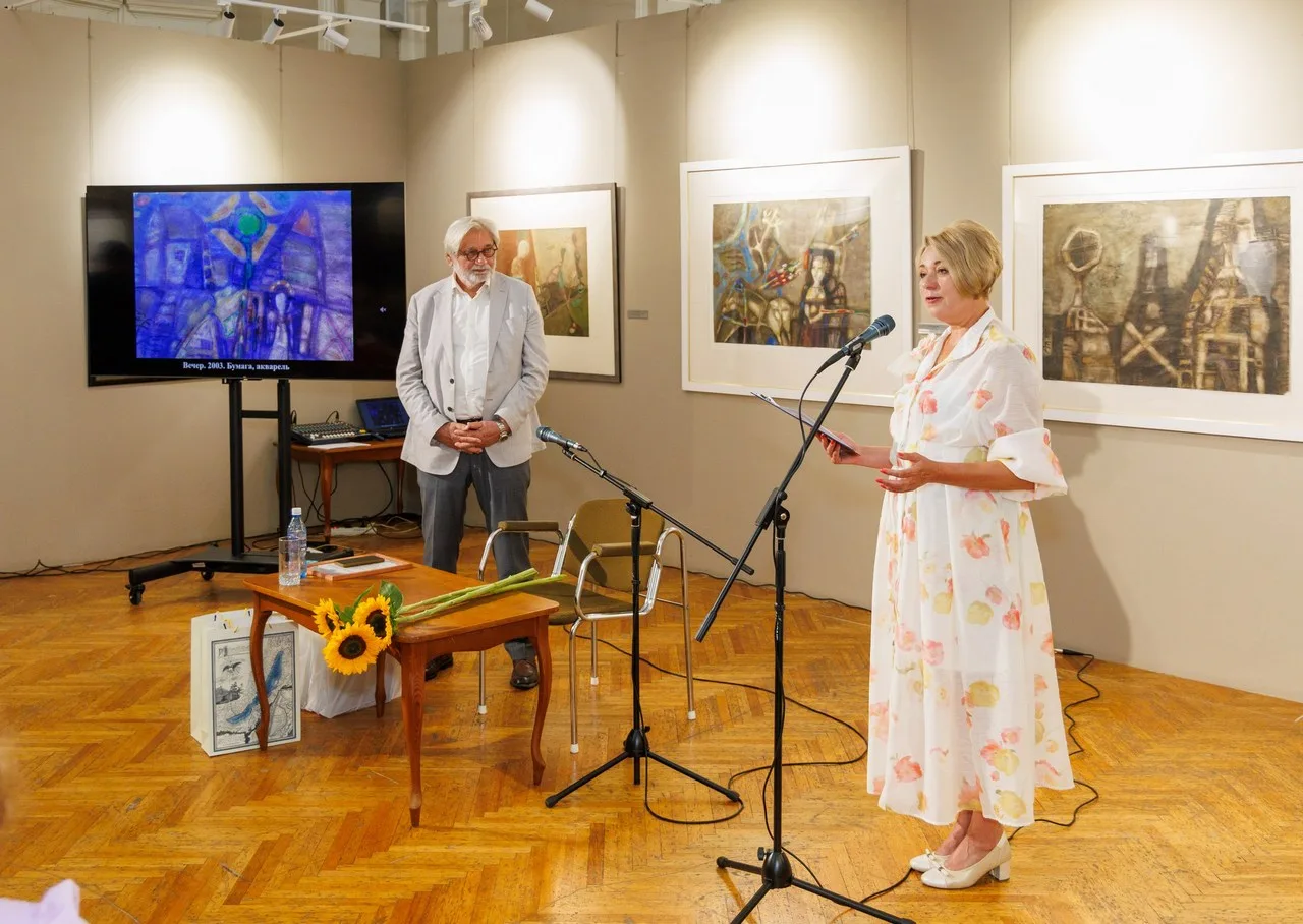 🎨 13 августа состоялось открытие персональной выставки народного художника России, ака...