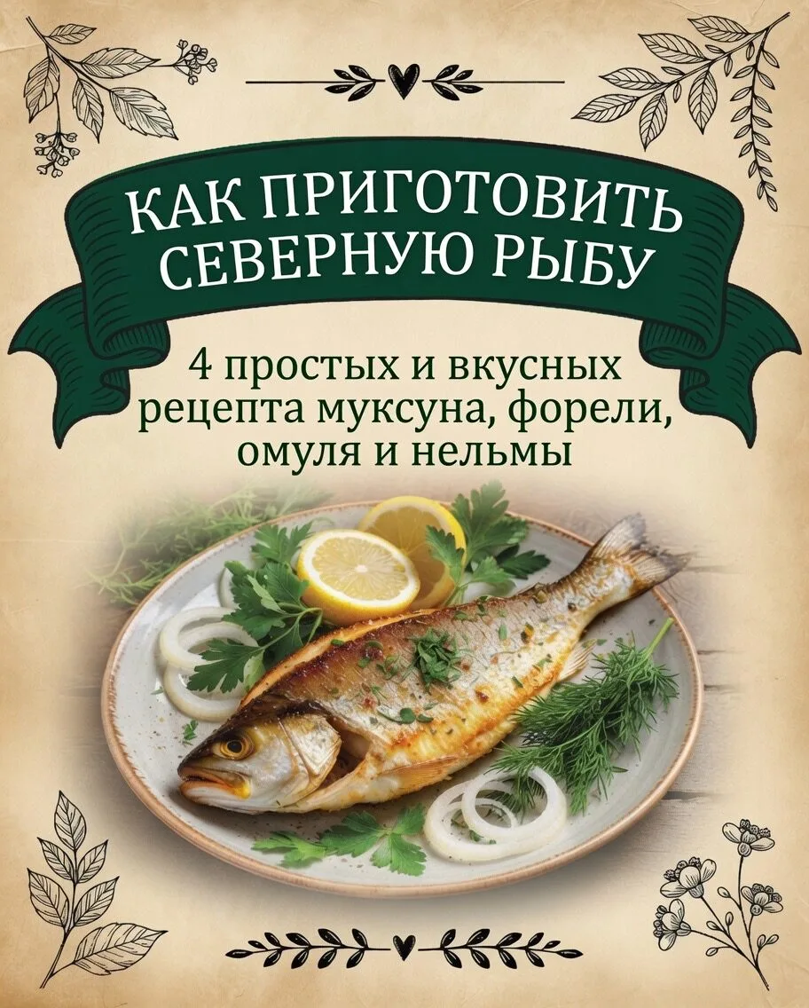 Северная рыба хороша без сложных добавок — главное правильно её приготовить. В подборке...