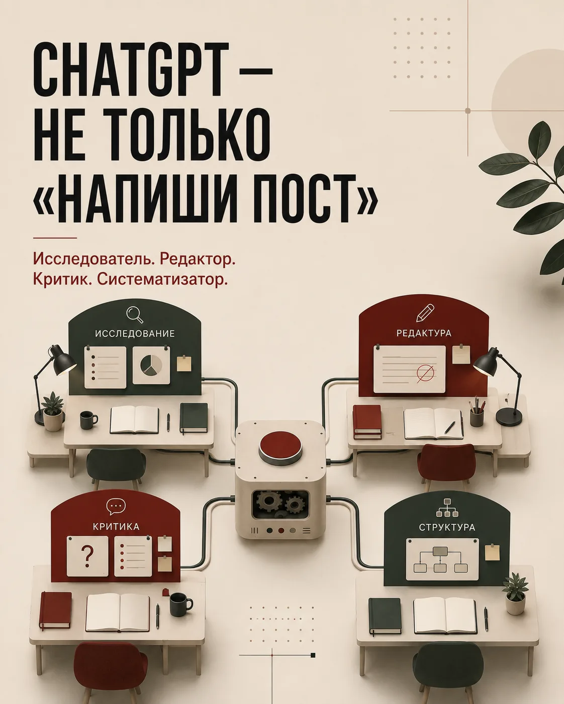 Пока вы просите ChatGPT написать один пост, другие собирают из него целую команду сотру...