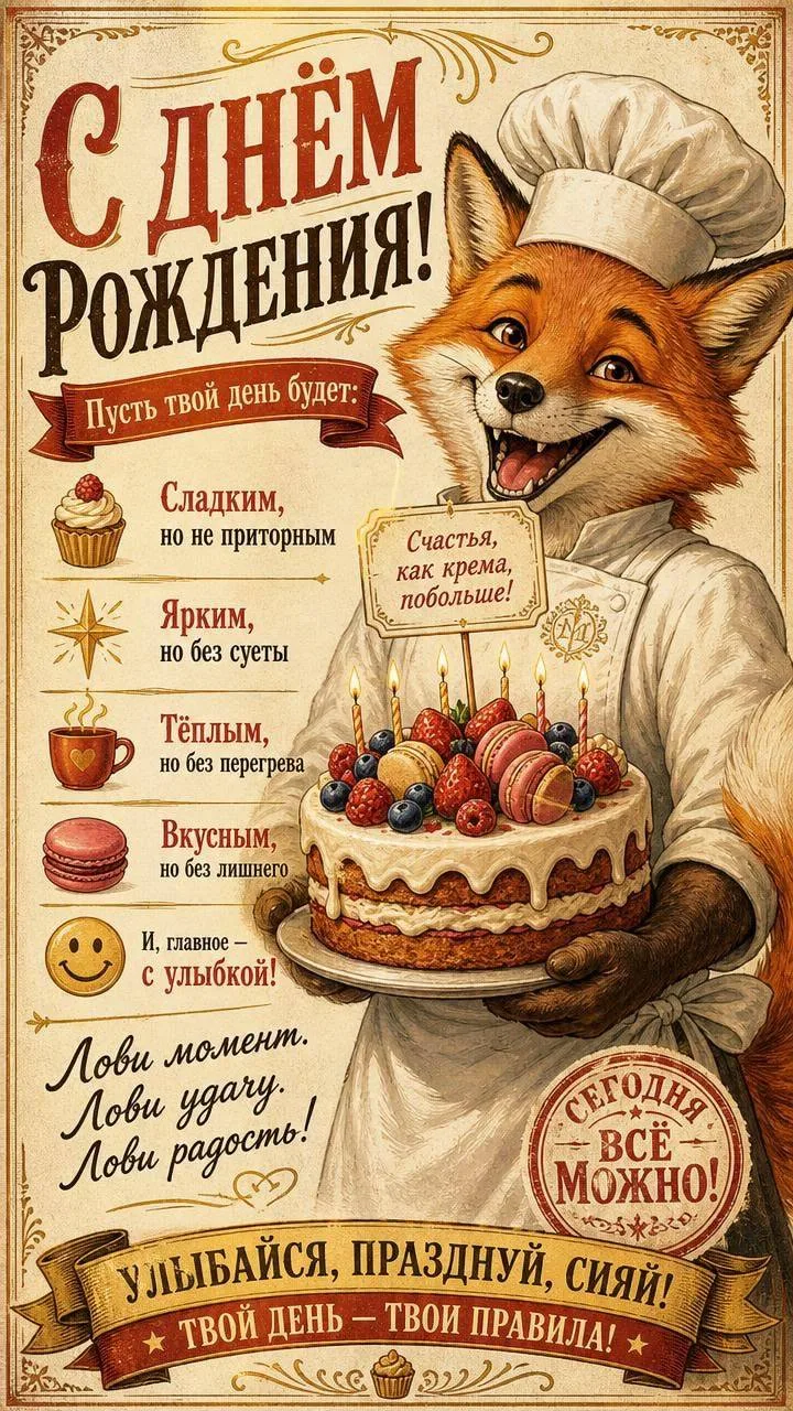 #сДнёмРождения

Открыточка
