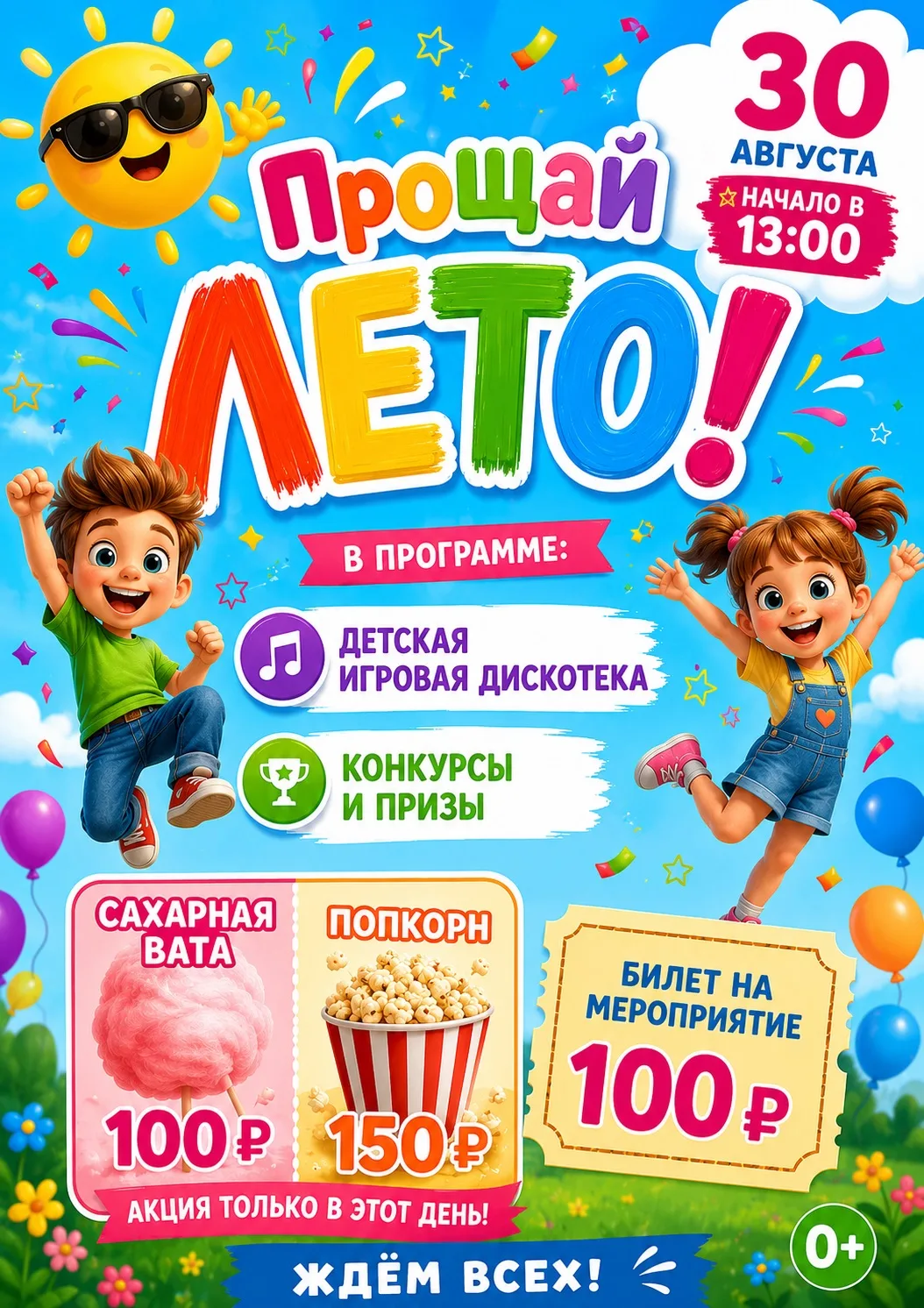 🌈 Прощай, ЛЕТО! ☀️