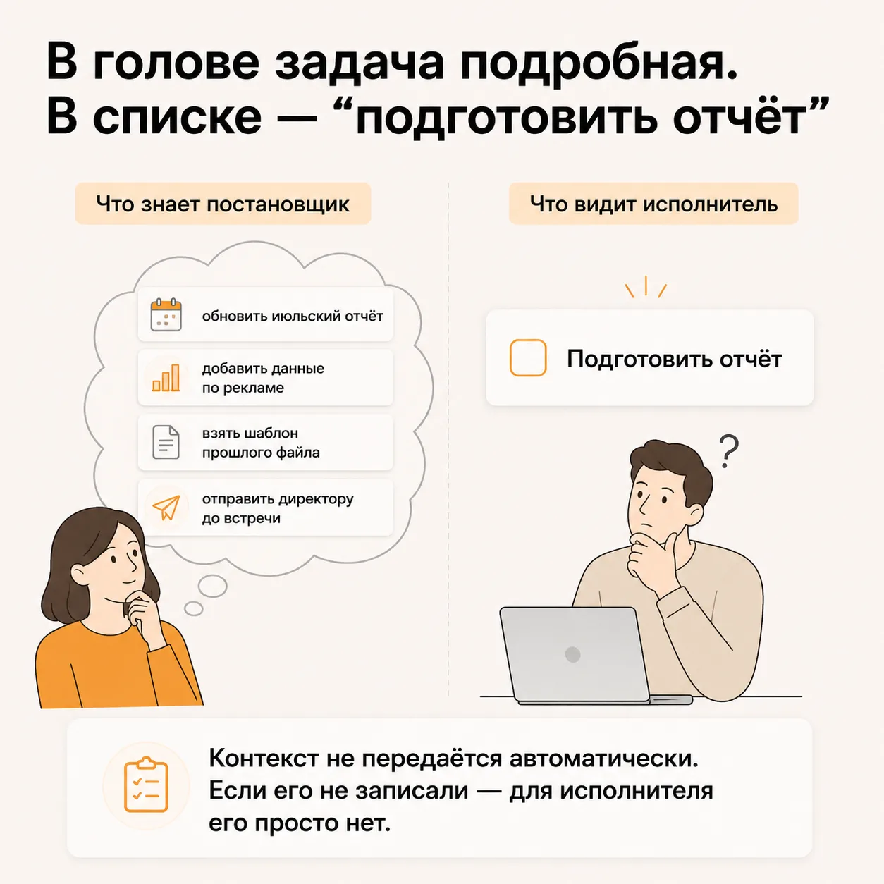 Почему важно ставить задачи точнее ?