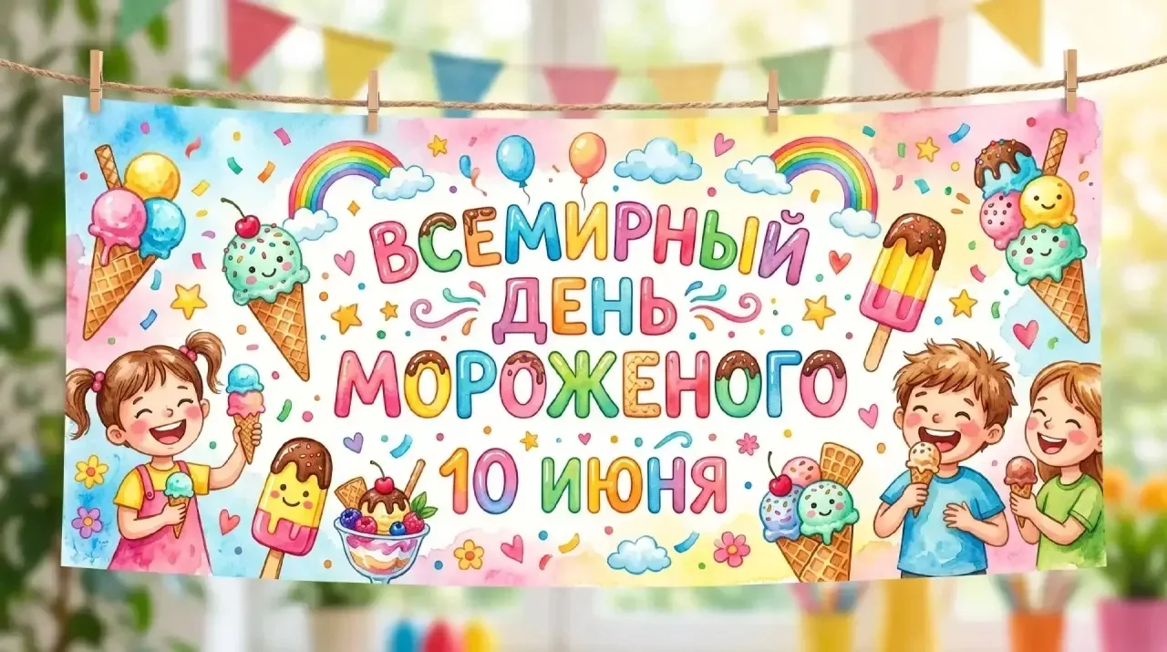10 июня — Всемирный день мороженого!