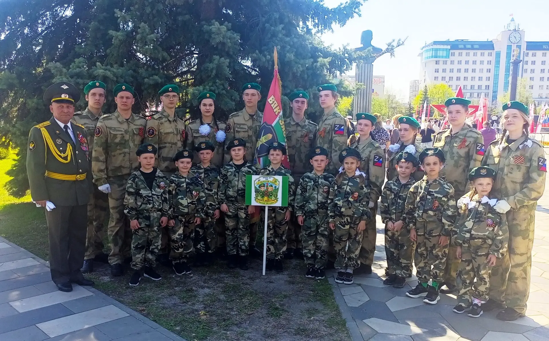 Сегодня наши воспитанники приняли участие в праздничном параде, посвященном праздновани...