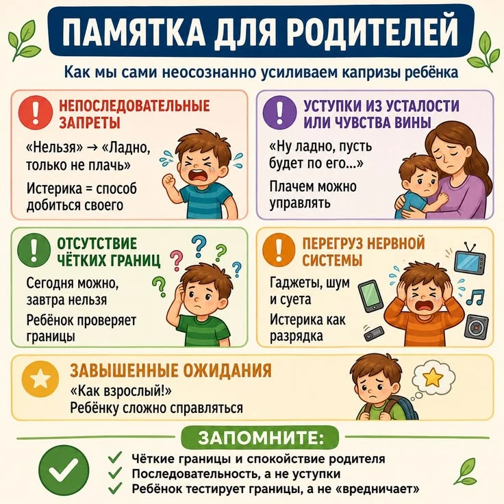 Рубрика #СоветыРодителям