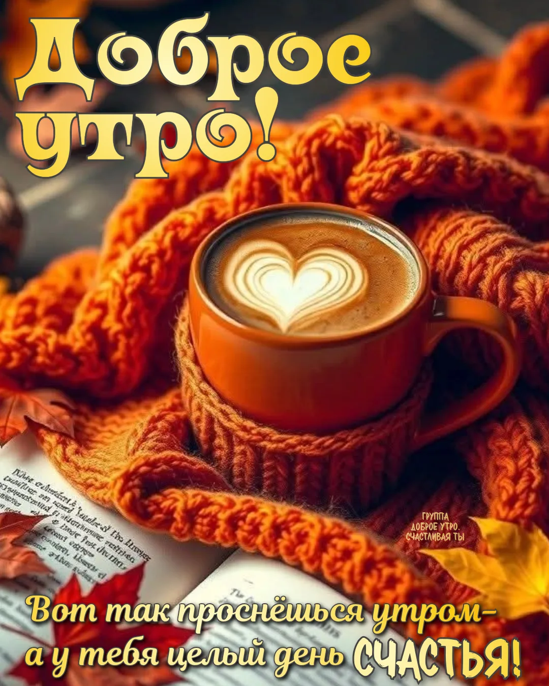 Самого счастливого утра! 🍁☕🧡