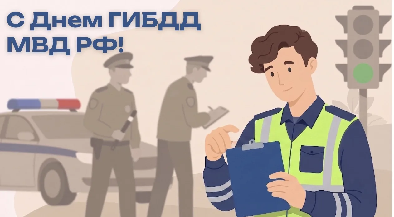 🚦 С Днём ГИБДД МВД Российской Федерации!