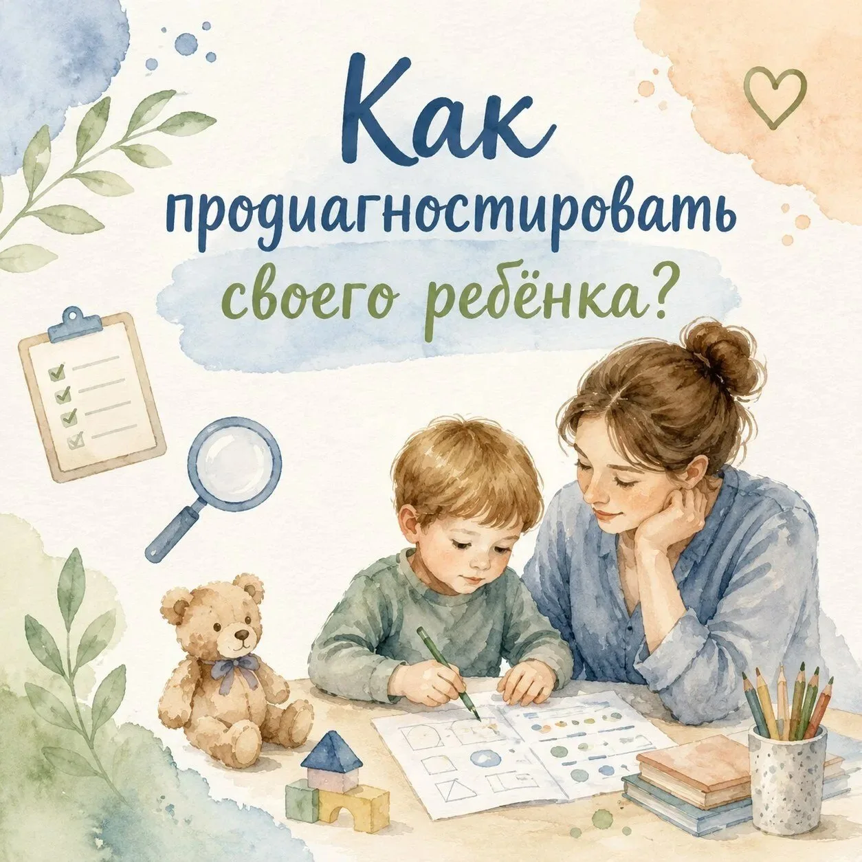 📌Как продиагностировать своего ребёнка, используя понятный и наглядный подход.