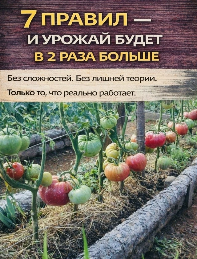 ХОТИТЕ, ЧТОБЫ ПОМИДОРЫ СОЗРЕВАЛИ БЫСТРЕЕ? 😳