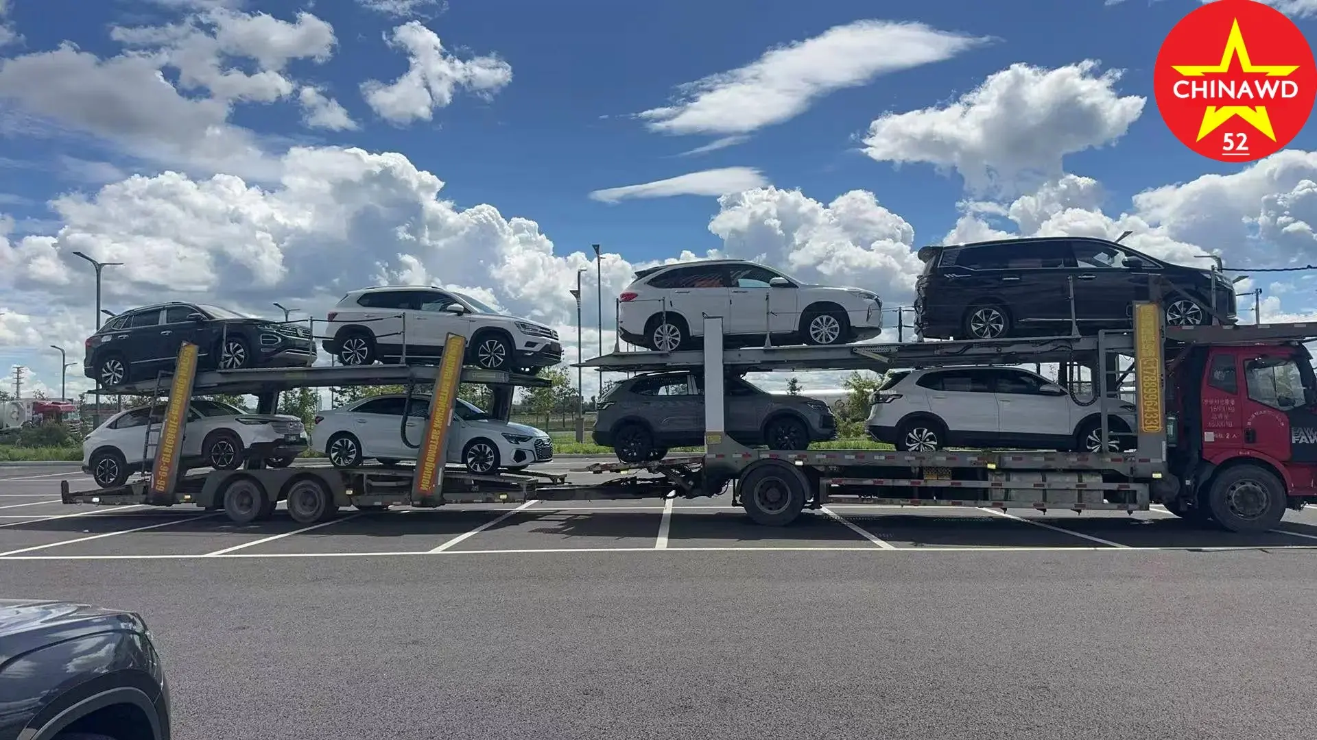 🚛 Погрузка завершена!

Фото с места событий — автовоз забит машинами наших клиентов. Сейчас стоим в