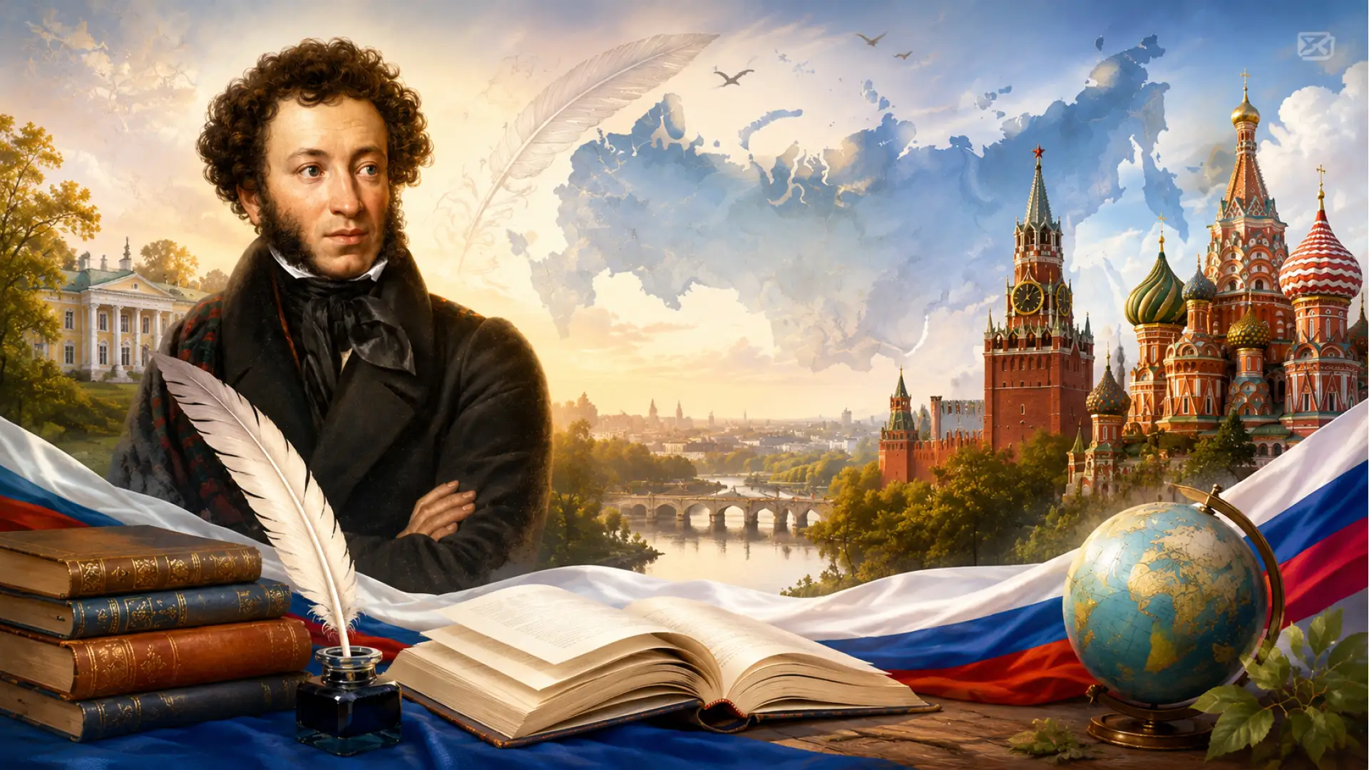 🇷🇺 6 июня — День русского языка
⠀
▪️ Именно в этот день родился Александр Сергеевич Пушкин — основ