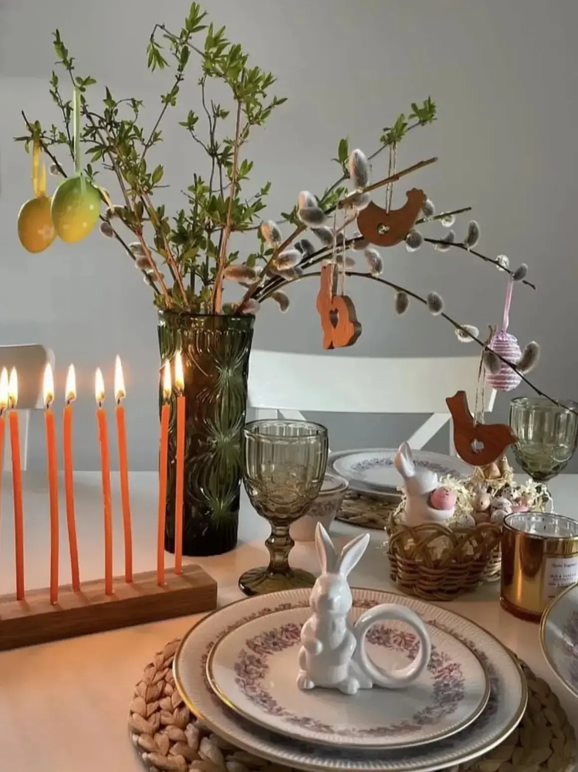 Красивые пасхальные сервировки 🕊️