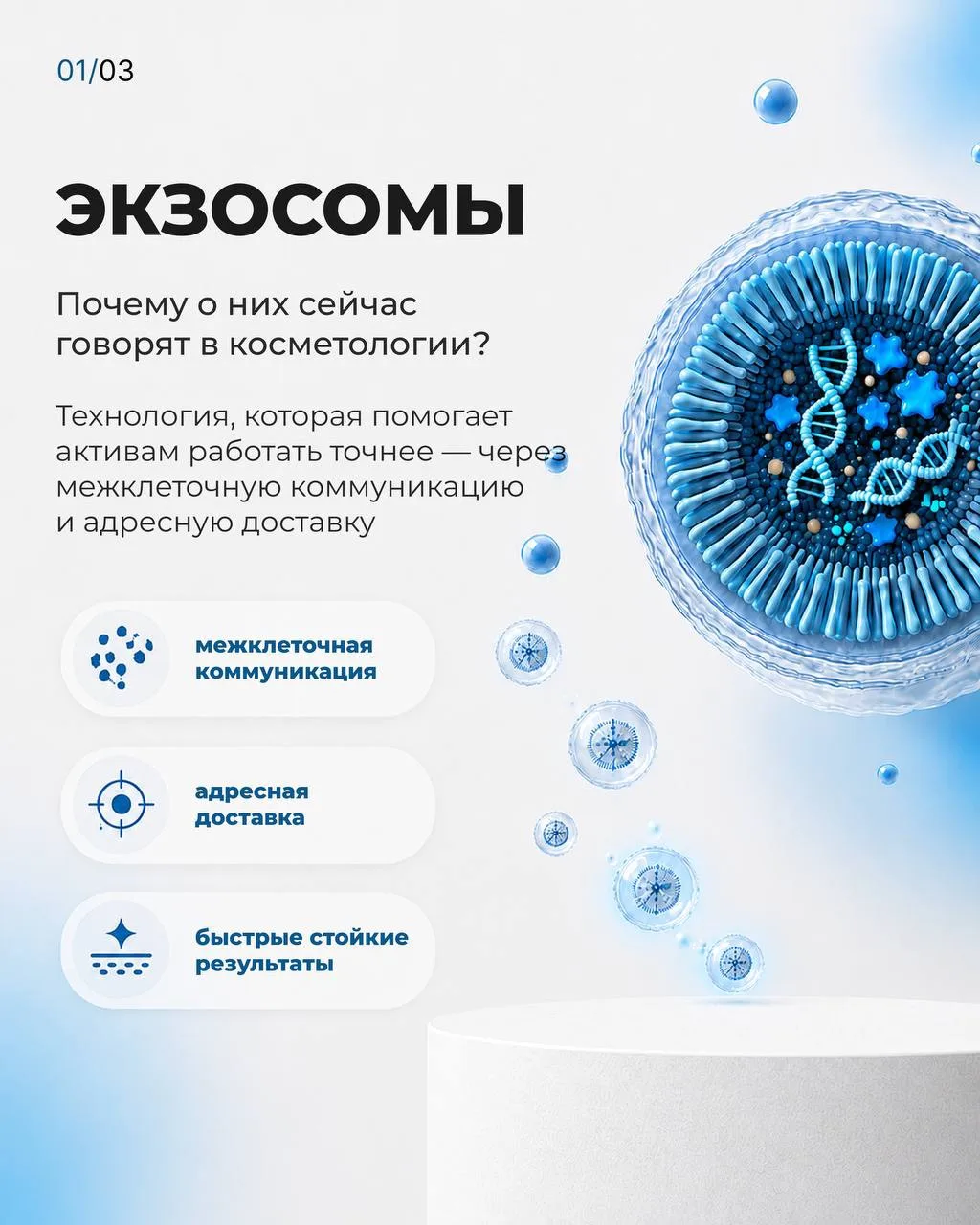 ЭКЗОСОМЫ: ПОЧЕМУ О НИХ СЕЙЧАС ГОВОРЯТ В КОСМЕТОЛОГИИ?