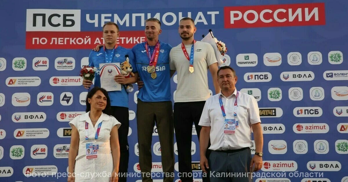 🥈Калининградец завоевал серебро чемпионата России по лёгкой атлетике