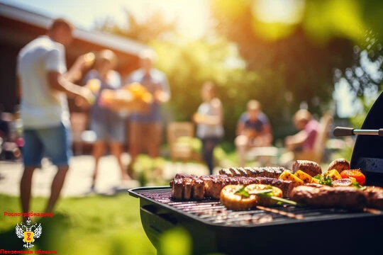 🥩Правила безопасного приготовления пищи на гриле