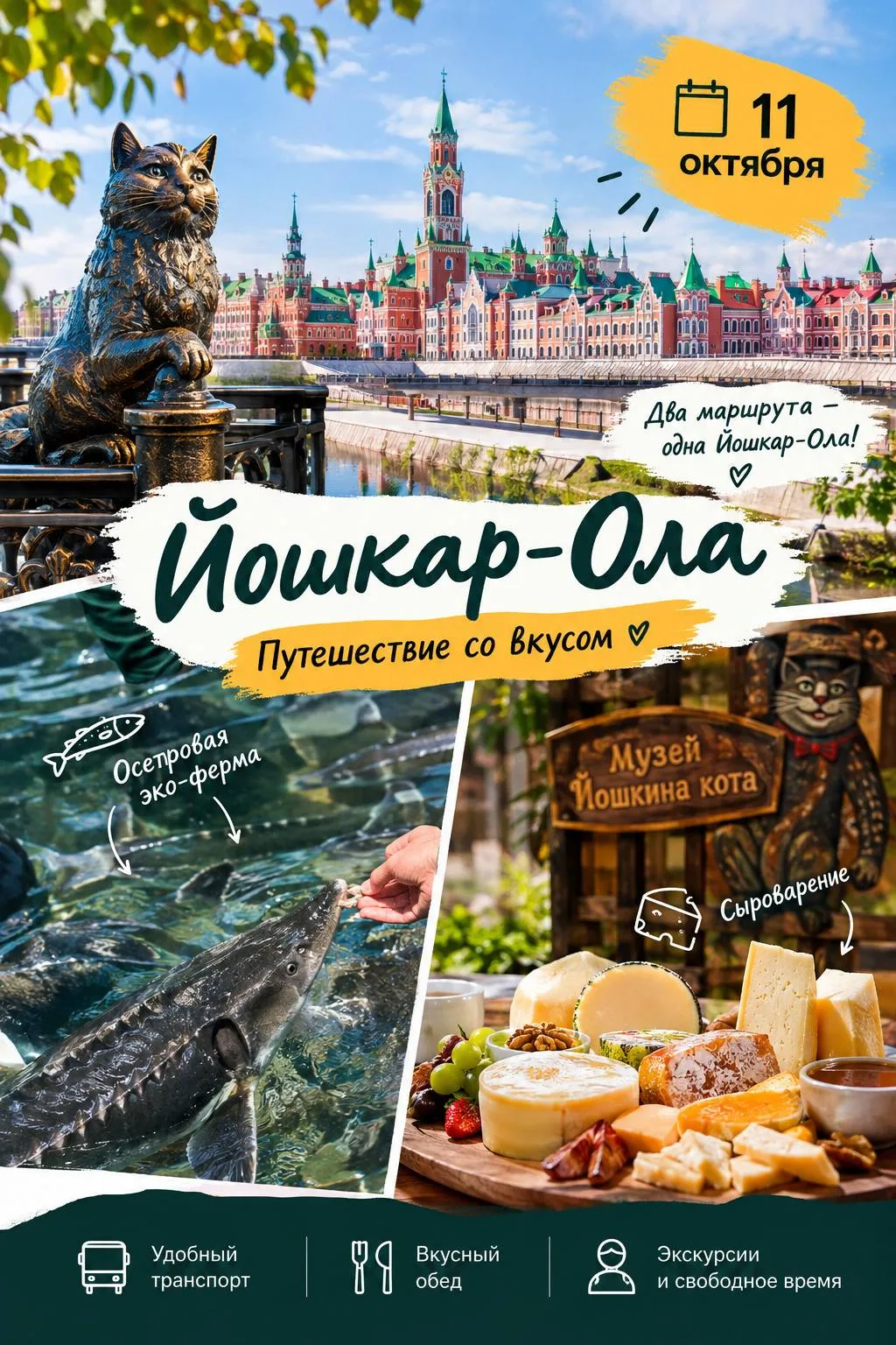 🧀 11 ОКТЯБРЯ отправляемся в ЙОШКАР-ОЛУ на сыроварение.