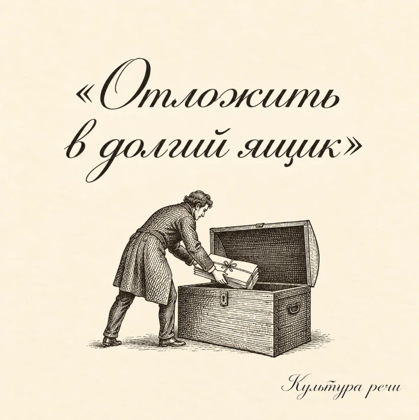 Отложить в долгий ящик