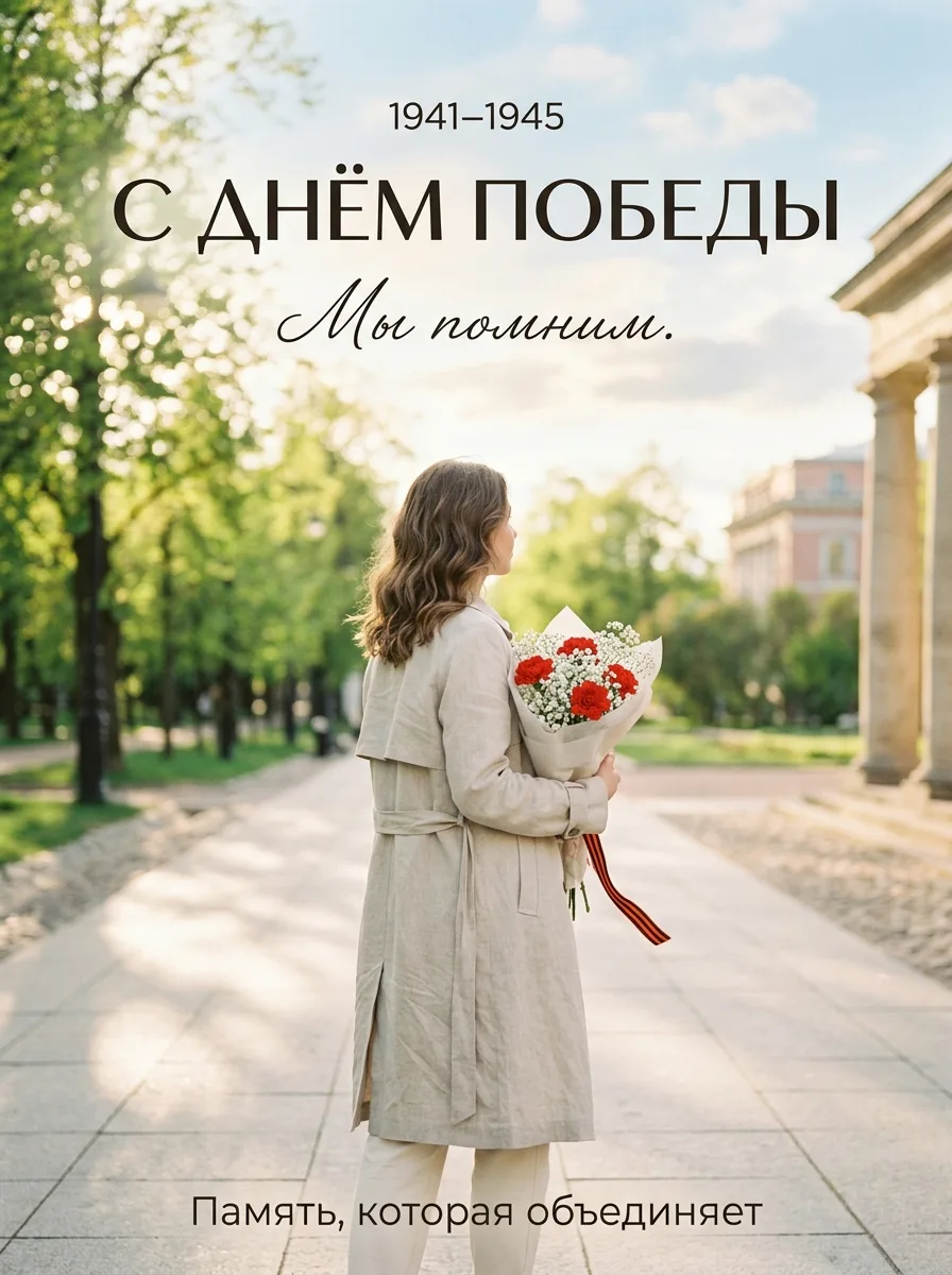 Сегодня, 9 Мая, мы отмечаем великий день - День Победы!
