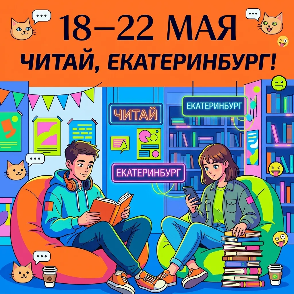🚀 «Читай, Екатеринбург!»: 5 крутых событий для школьников на этой неделе Книги — это не скучно. Пров