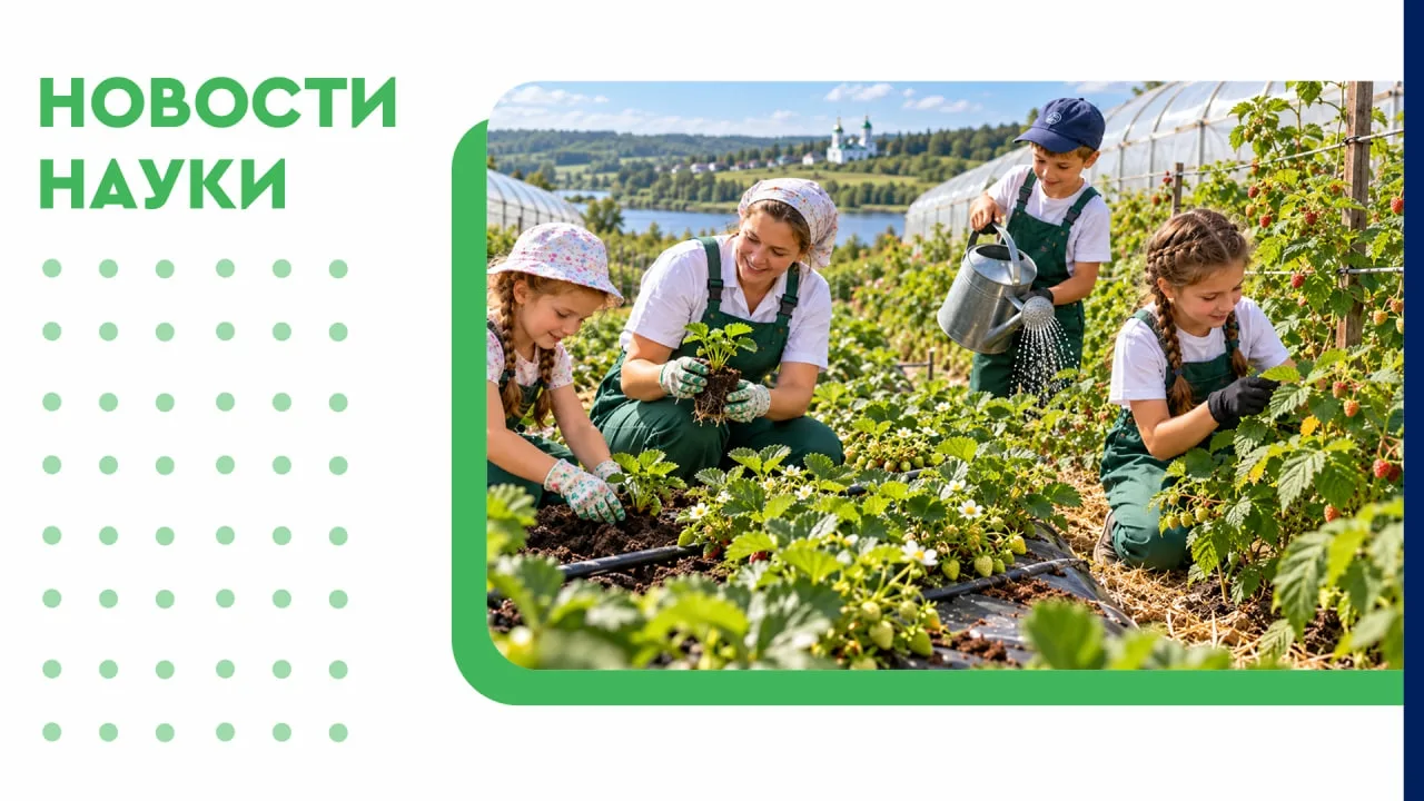 👶🏼 В Чувашии детей учат выращивать ягоды — от саженца до готового продукта