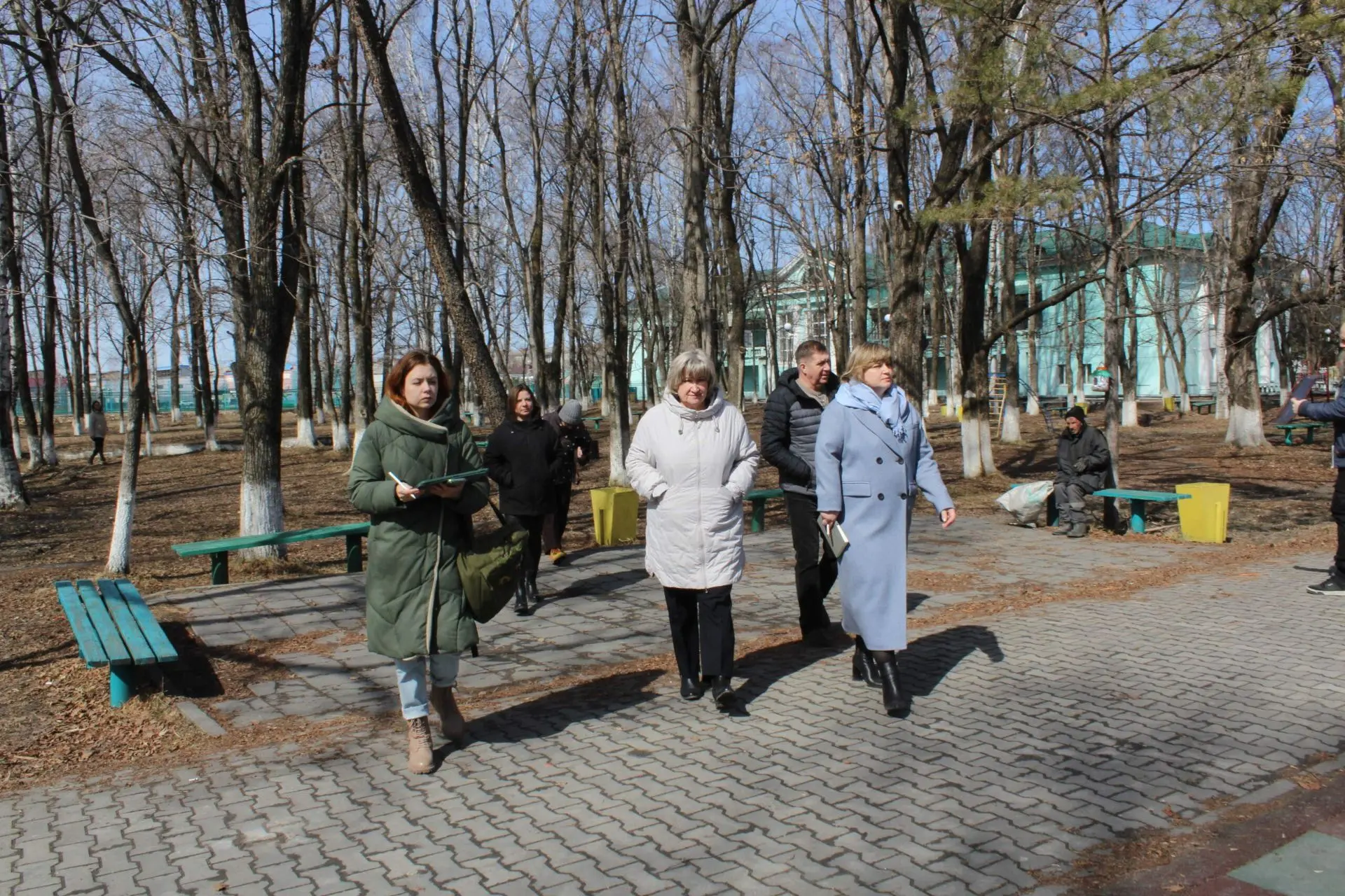 Благоустройство парка в Новобурейском