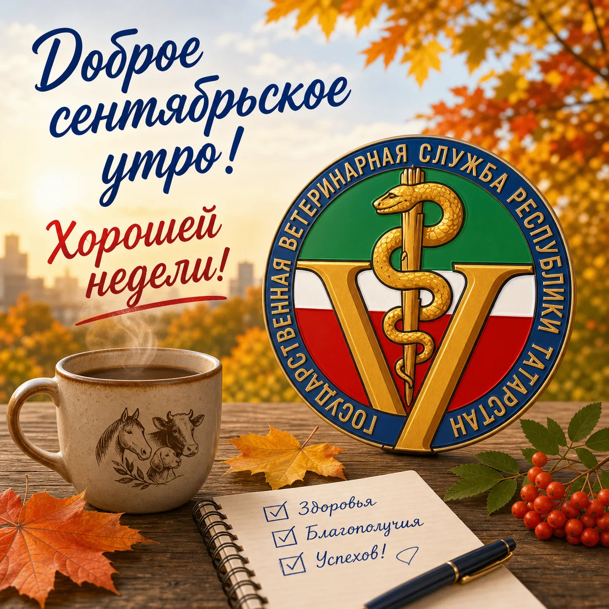 Доброе сентябрьское утро! Хорошей недели!