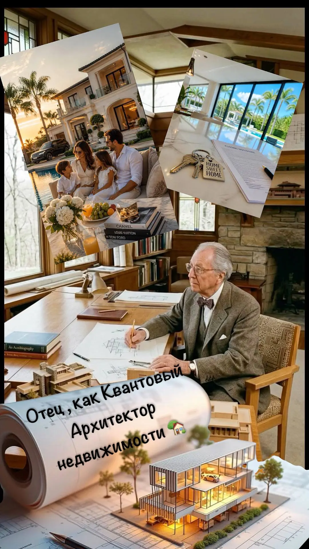 «Отец , как квантовый Архитектор недвижимости»👨🏽‍🦳❤️👧🏼