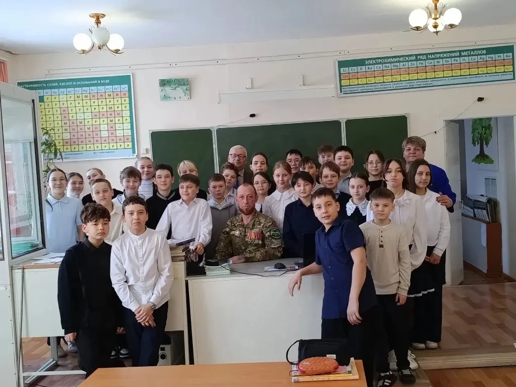 Вчера день в нашей школе  был по-настоящему особенным, к нам в гости приехал участник С...