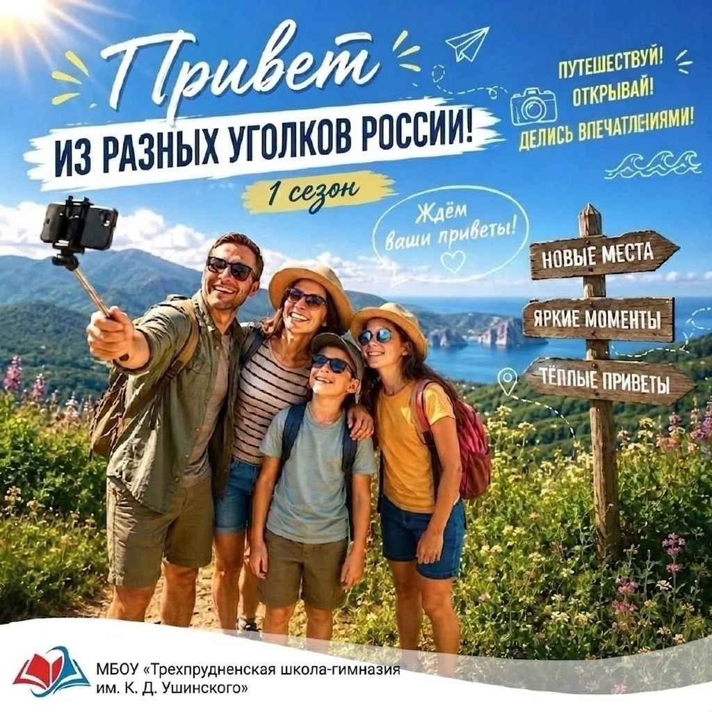 💥 Открываем карту летних приключений 🗺️

✈️ Наша летняя рубрика «Привет из разных уголков России!»