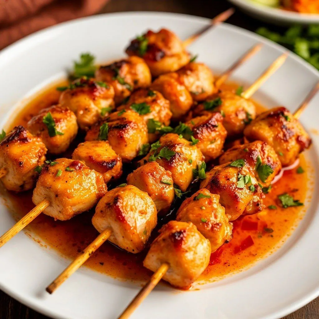 Курочка Том-ям на шпажках в аэрогриле 🍢