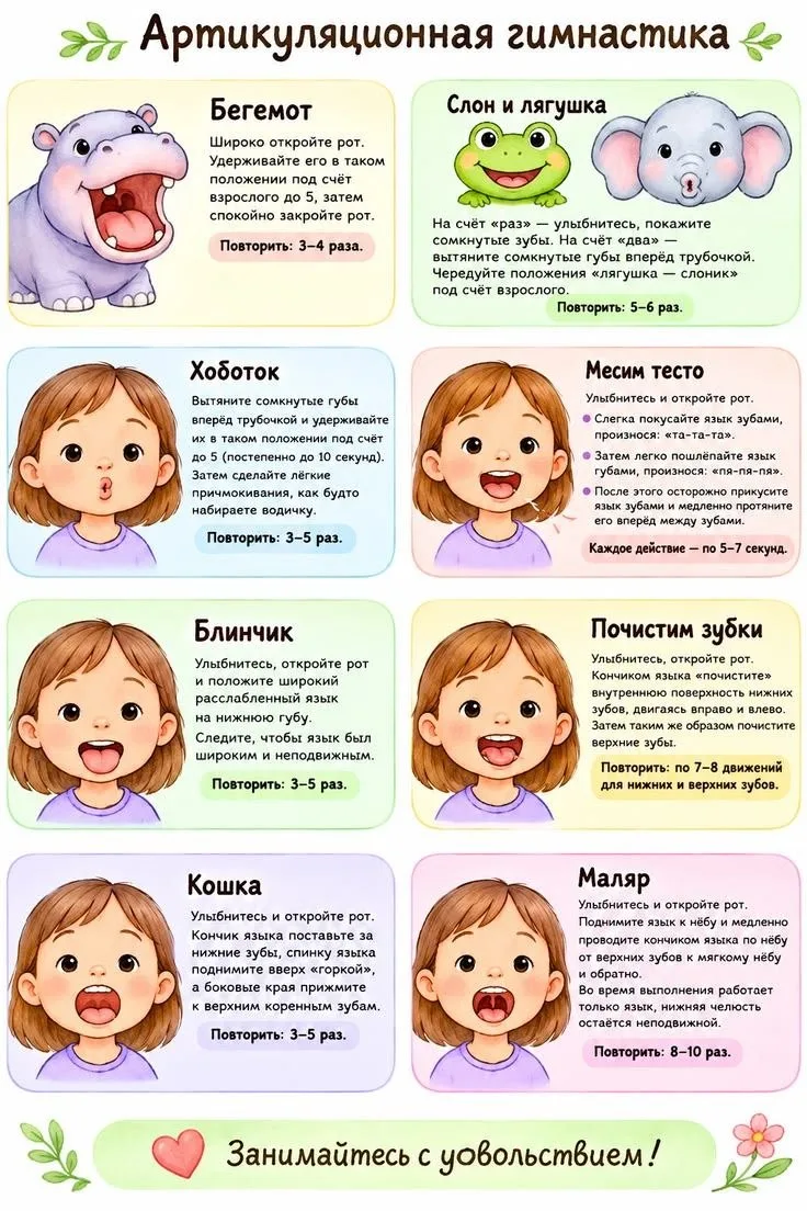 Артикуляционная гимнастика