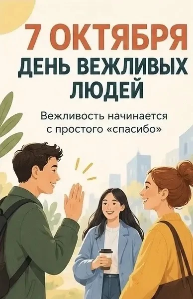Сегодня — День вежливых людей.