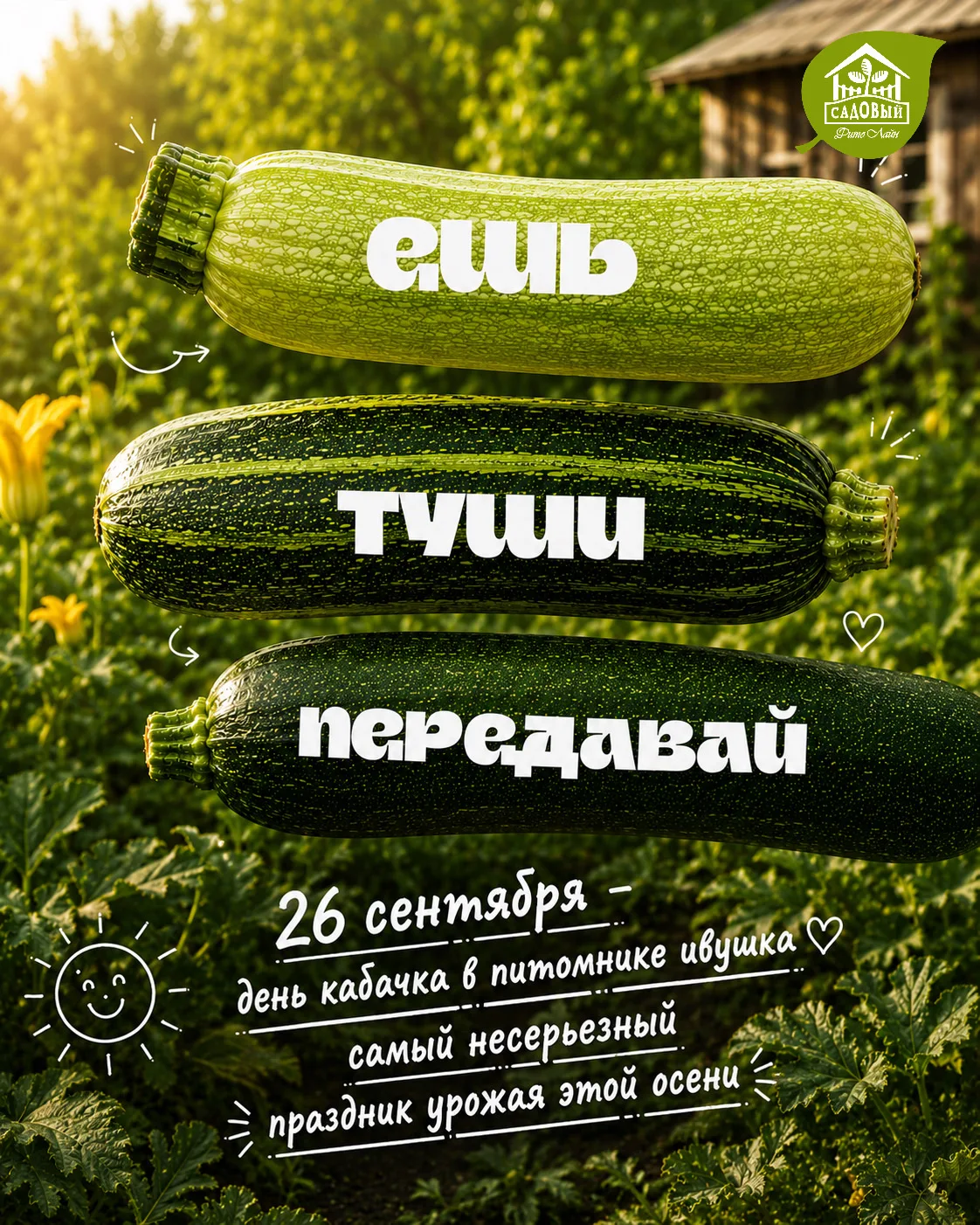 🥒 Ешь. Туши. Передавай. А ещё — присоединяйся!