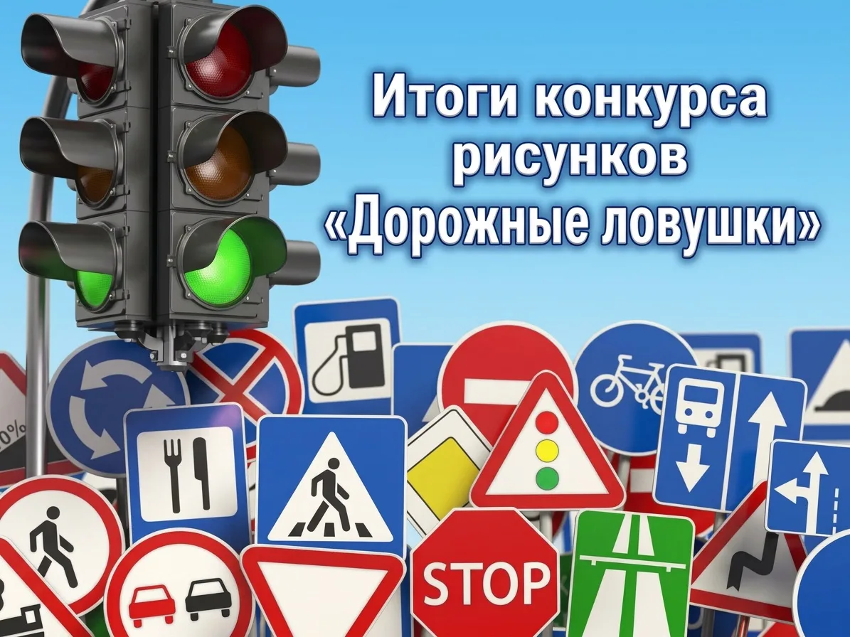 🚦 Итоги конкурса рисунков по ПДД "Дорожные ловушки"