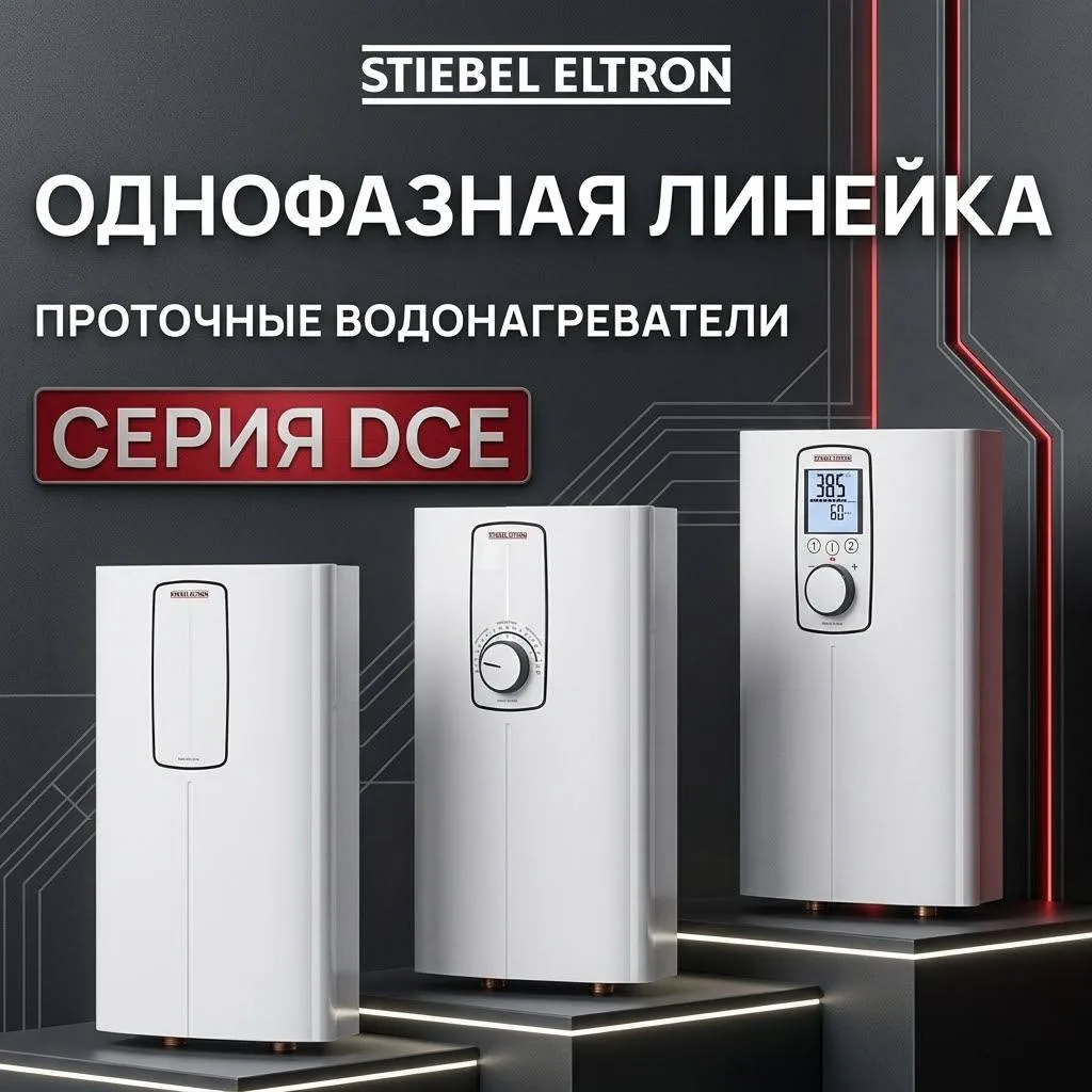 Однофазные водонагреватели DCE: удовлетворяют любые потребности