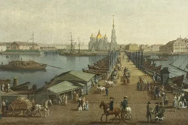 🌉 Утраченные мосты Петербурга: Исаакиевский мост