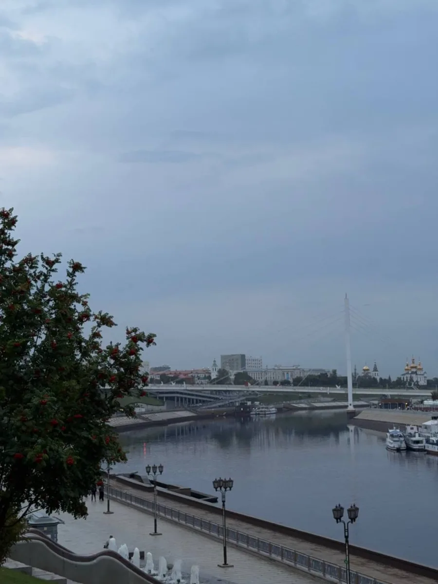 Утро субботы — с видом на Туру